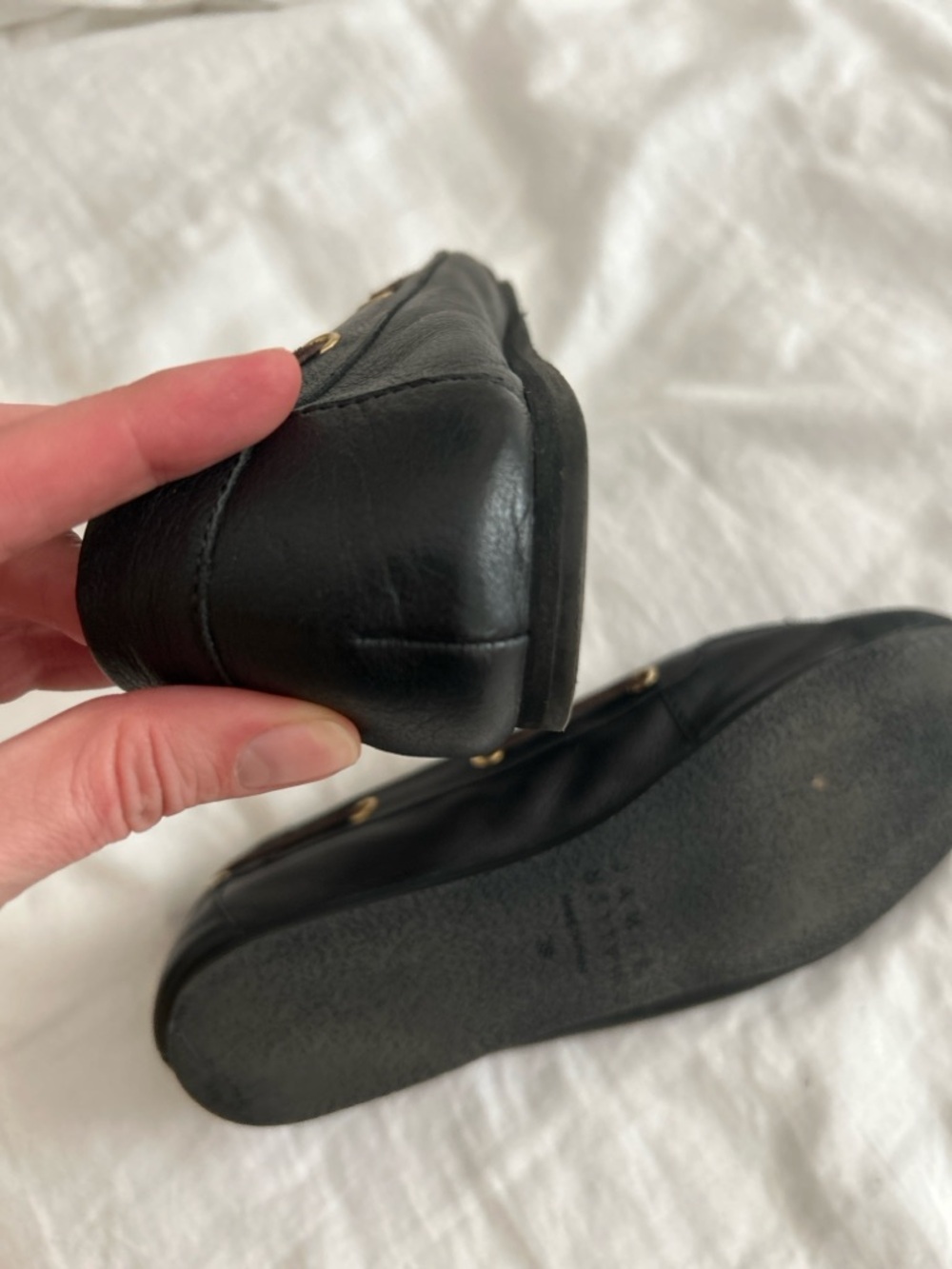 Jamie Haller Black Leather Boat Loafers 38 - Picture 6 of 9